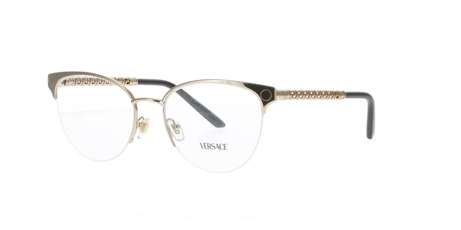Half Rim Gold Versace Frame sold by Fashion Eyewear