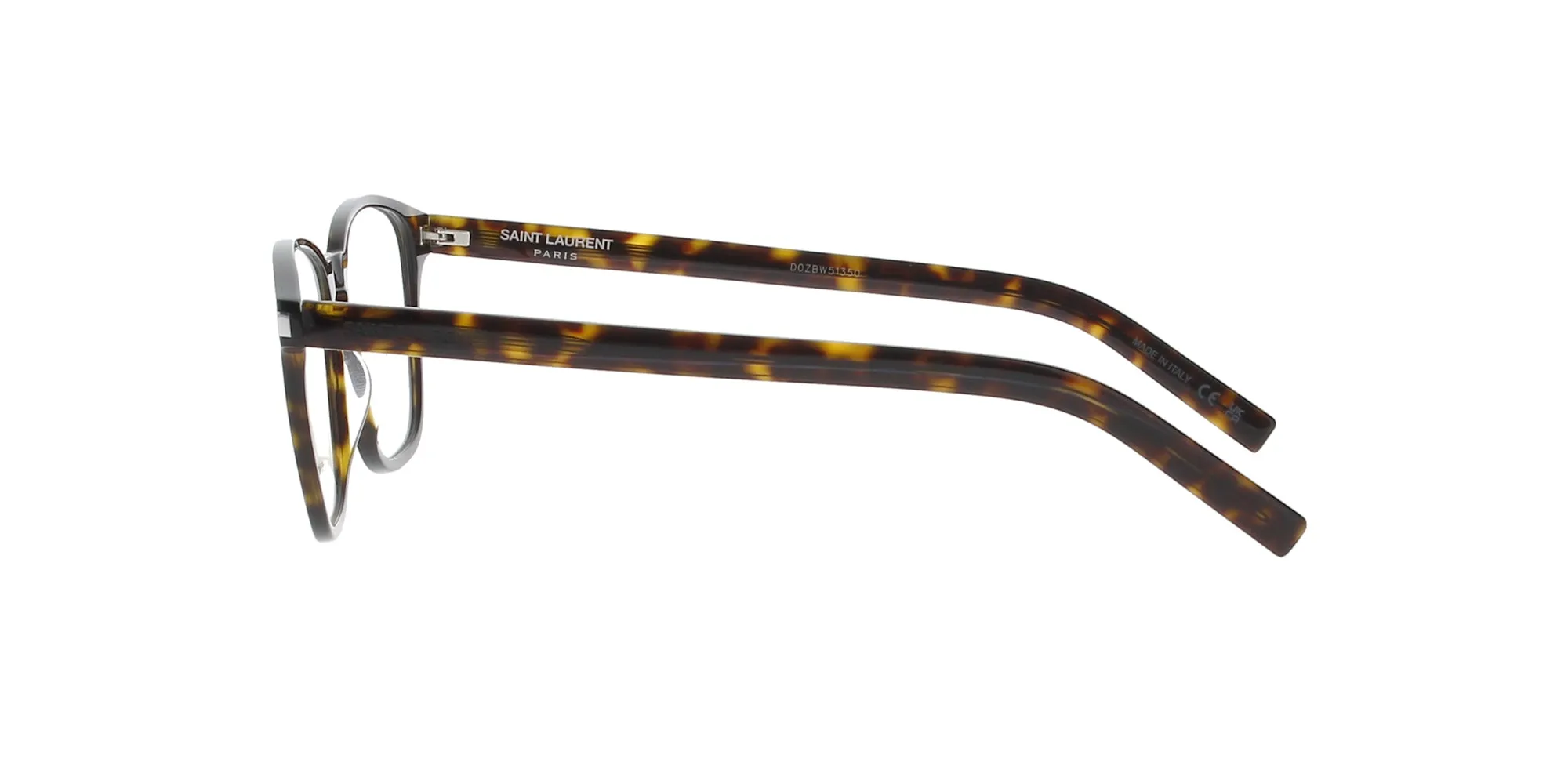 Dark Havana Square Saint Laurent Frame sold by Fashion Eyewear product image thumbnail 3
