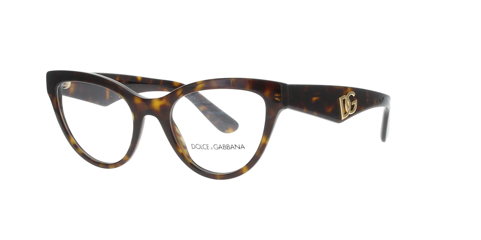 Havana Dolce and Gabbana Cat Eye Frame sold by Fashion Eyewear