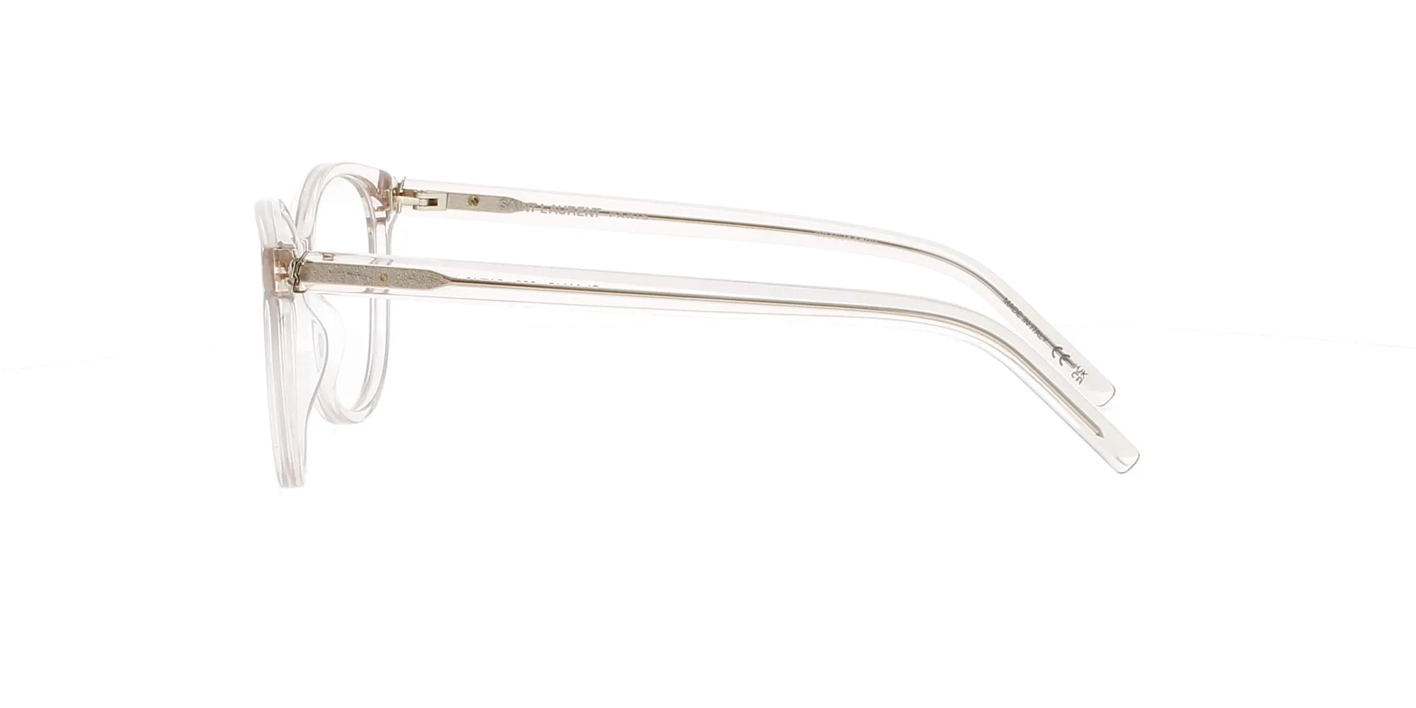 Shiny Nude Crystal Saint Laurent Frame sold by Fashion Eyewear product image thumbnail 3