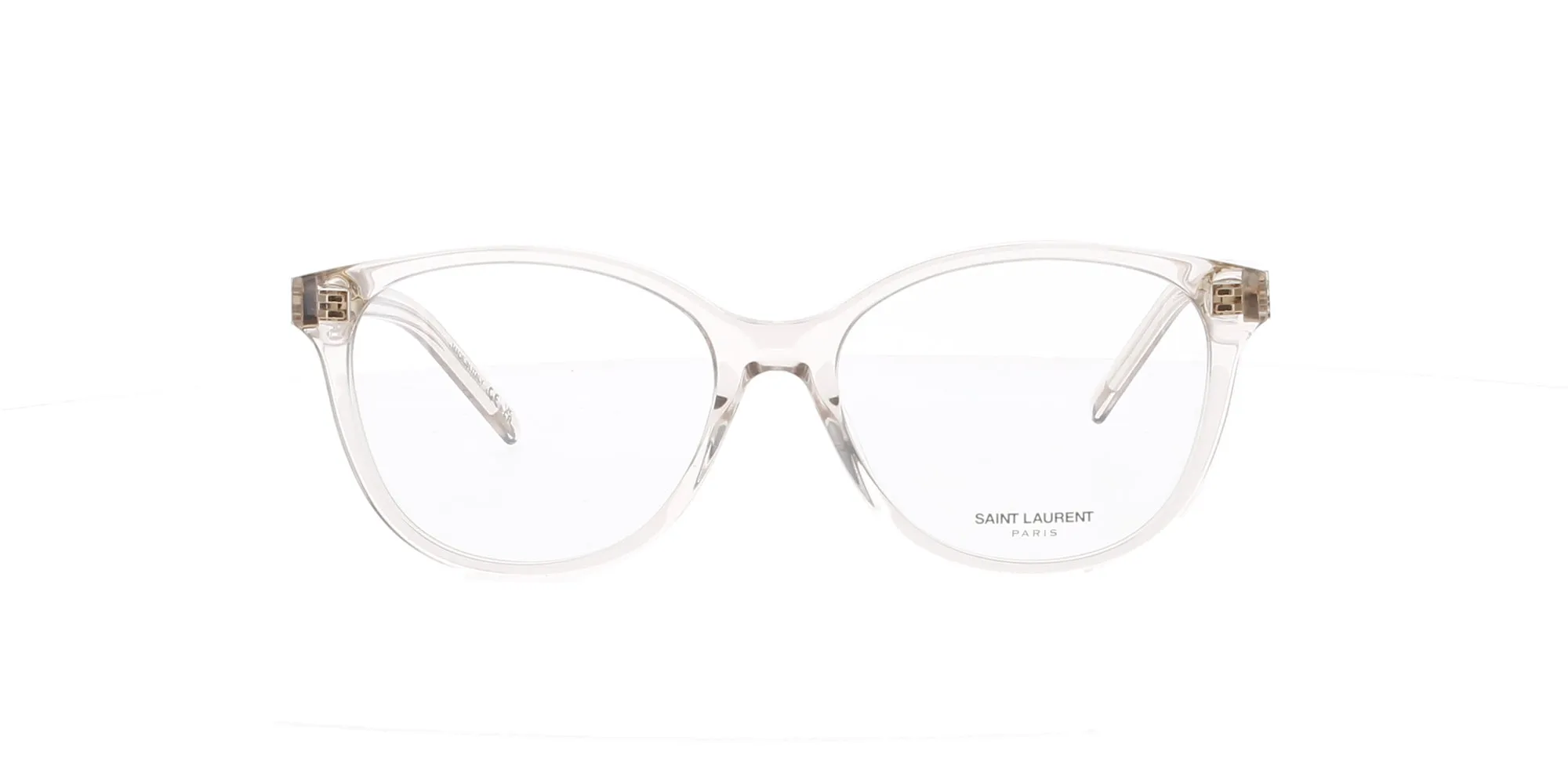 Shiny Nude Crystal Saint Laurent Frame sold by Fashion Eyewear product image thumbnail 2