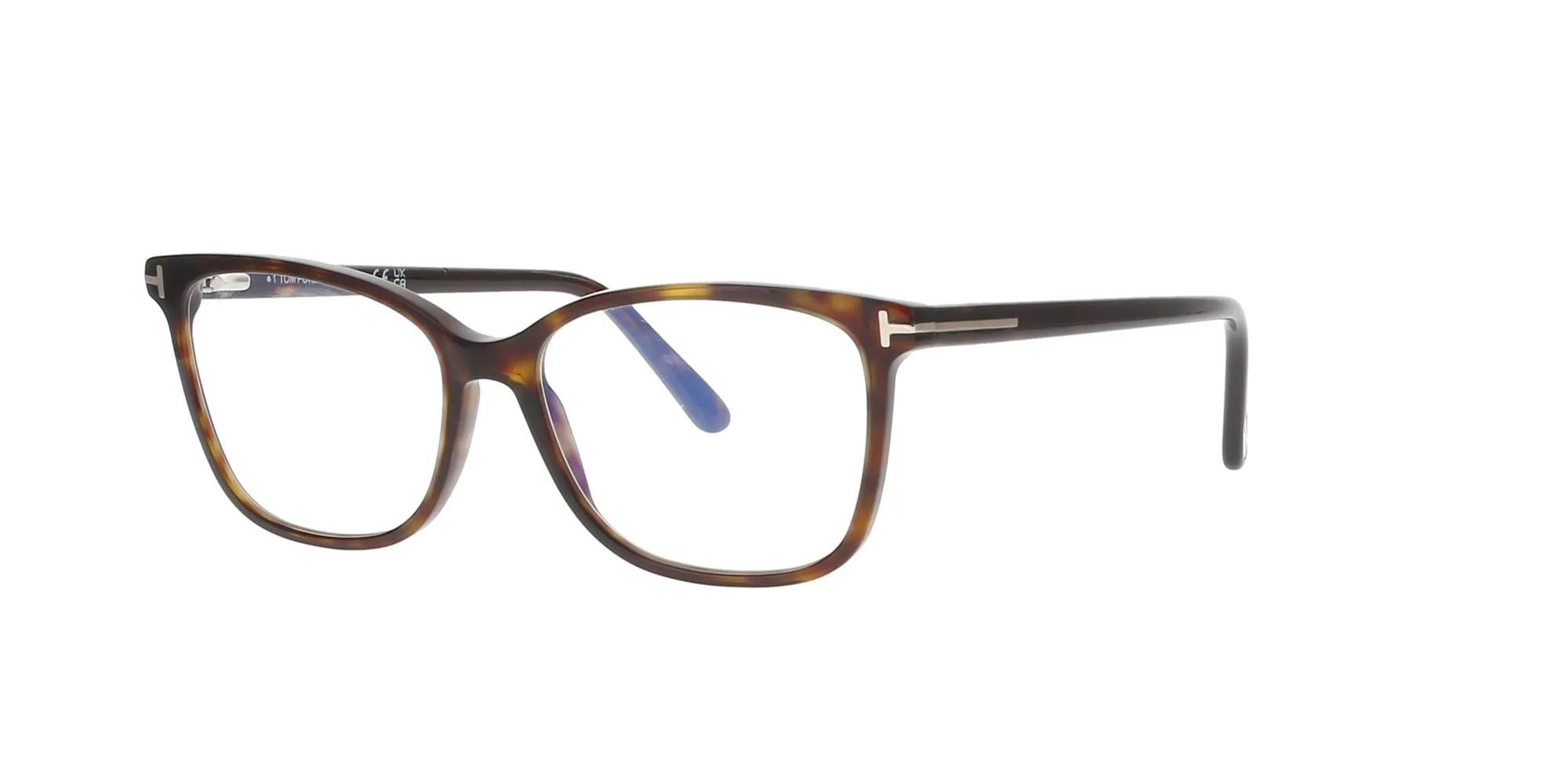 Dark Havana Rectangle Tom Ford Frame sold by Fashion Eyewear