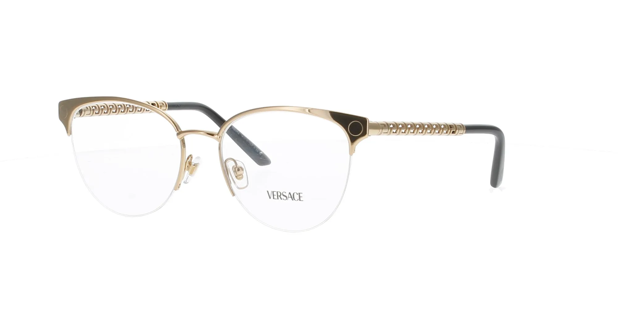 Gold Half Rim Versace Frame sold by Fashion Eyewear