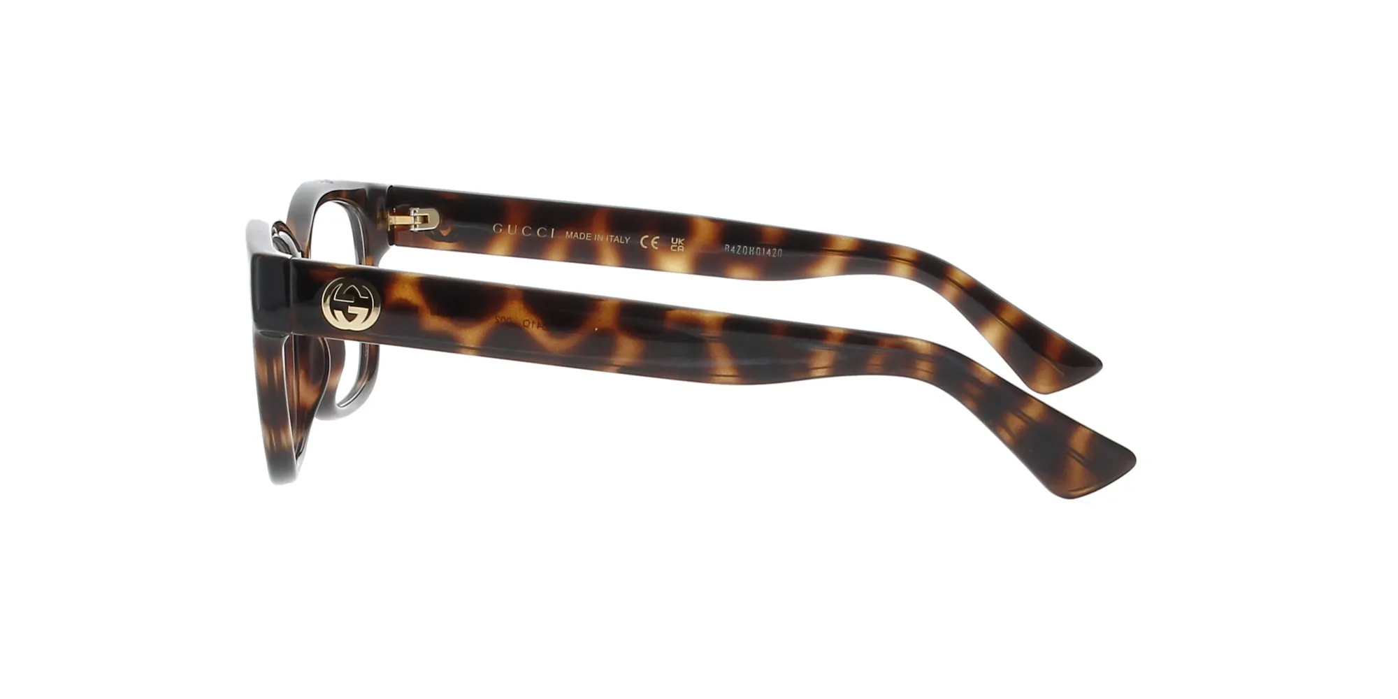 Rectangle Havana Gucci Frame sold by Fashion Eyewear product image thumbnail 3
