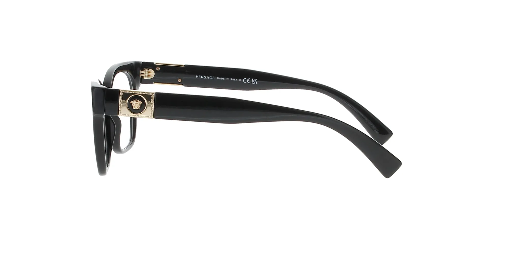 Glossy Black Versace Frame sold by Fashion Eyewear product image thumbnail 3