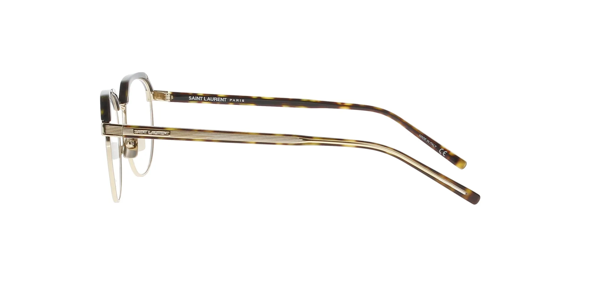 Havana and Gold Saint Laurent Frame sold by Fashion Eyewear product image thumbnail 3