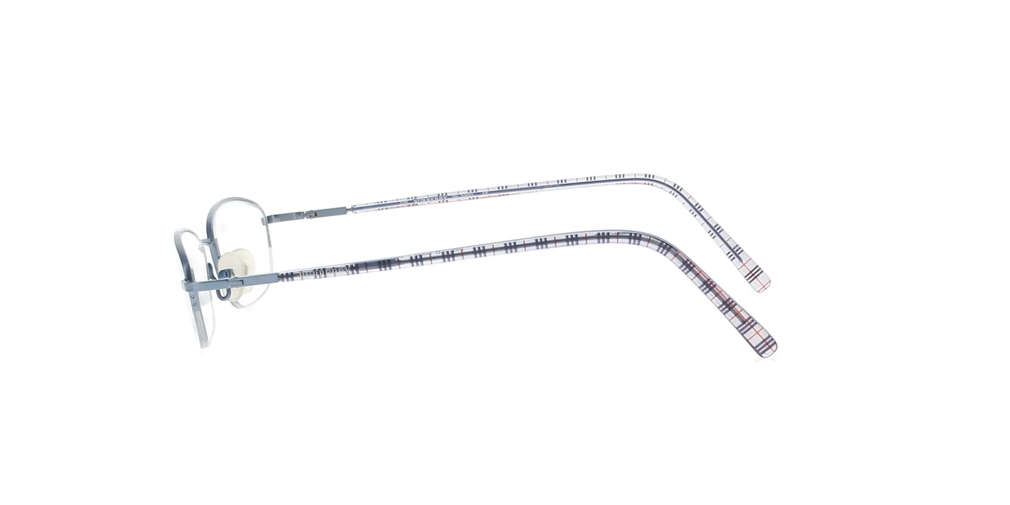 Azure Blue Vintage Burberry Semi-Rimless Frame sold by Fashion Eyewear product image thumbnail 3