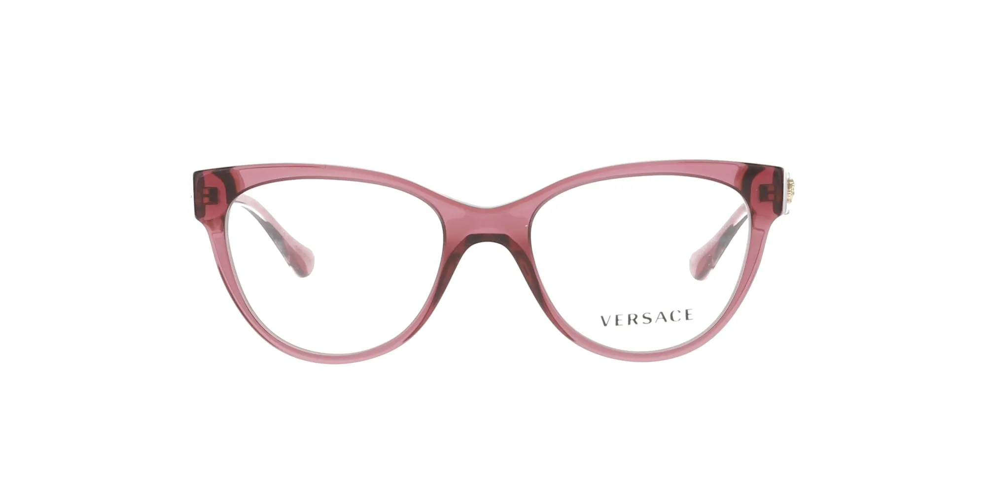 Versace Transparent Burgundy Cat Eye Frame sold by Fashion Eyewear product image thumbnail 2
