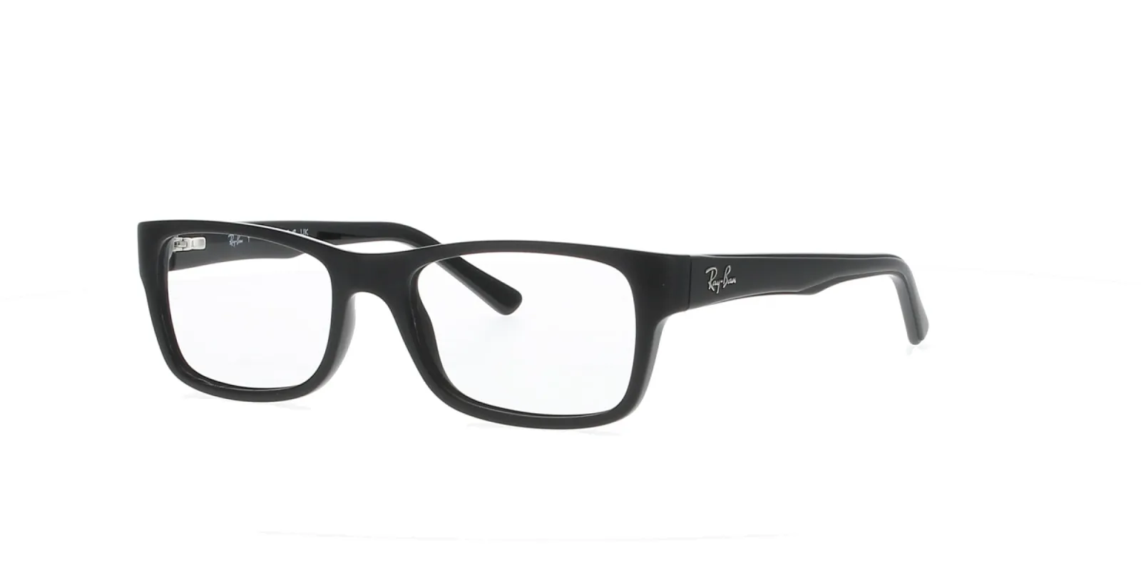 Small Rectangle Matt Black Rayban Frame sold by Fashion Eyewear