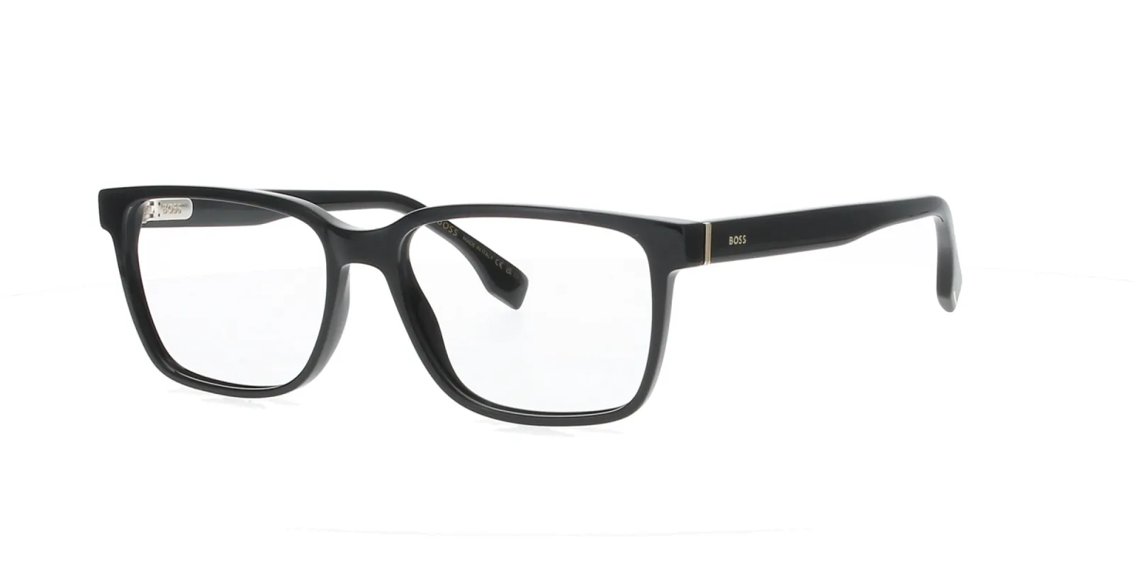 Shiny Black Rectangle BOSS Frame sold by Fashion Eyewear