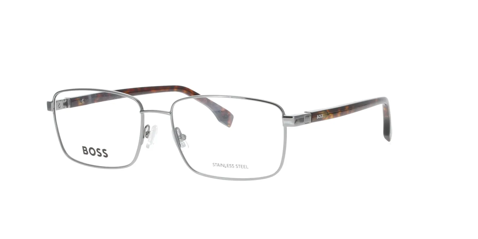 Ruthenium and Havana Boss Frame sold by Fashion Eyewear