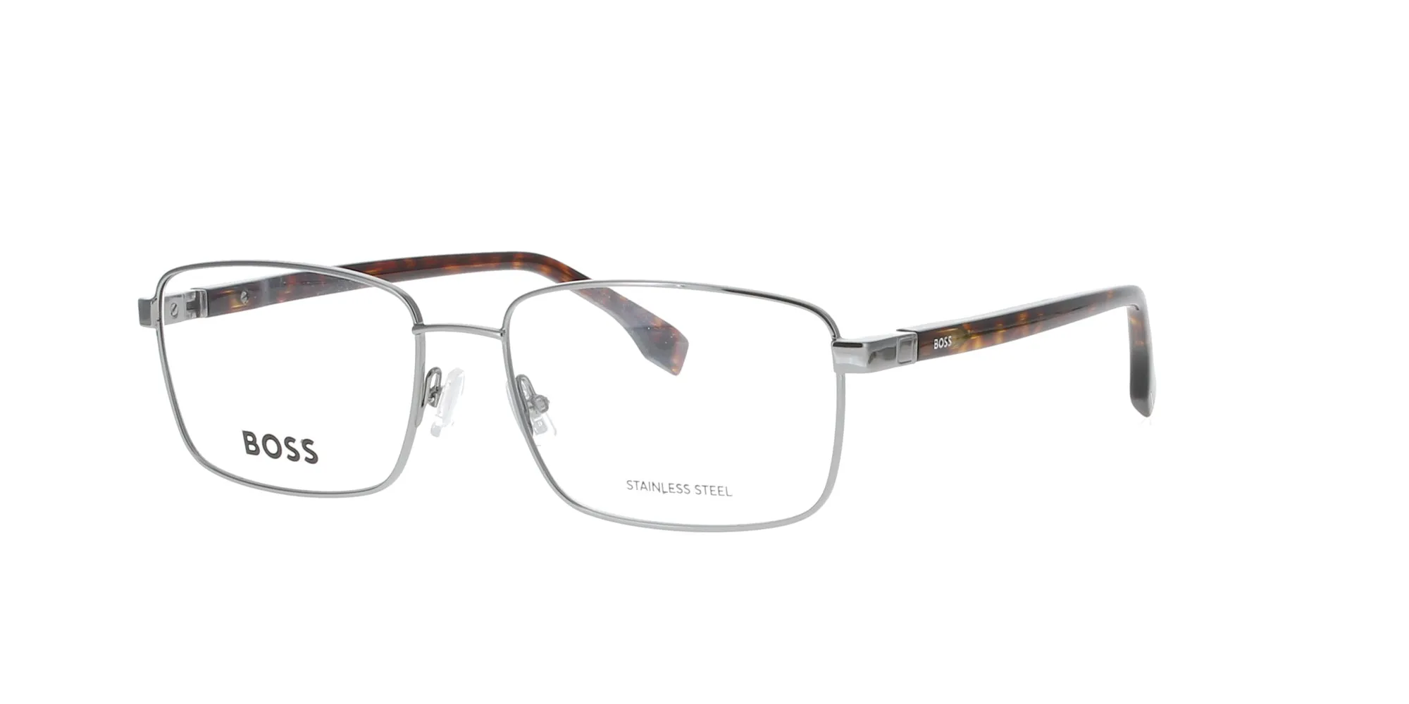 Ruthenium and Havana Boss Frame sold by Fashion Eyewear