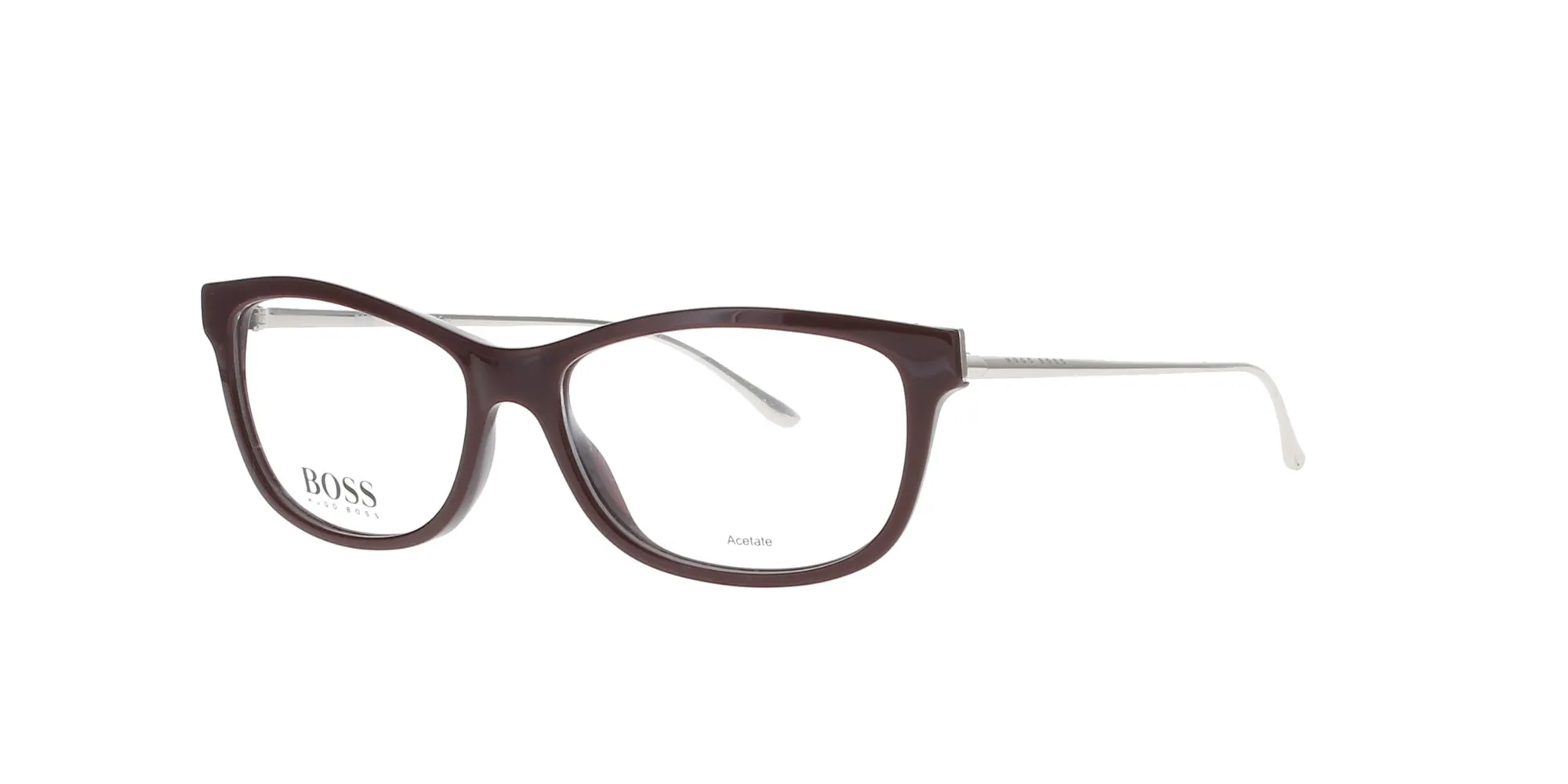 Burgundy and Gold Hugo Boss Frame sold by Fashion Eyewear