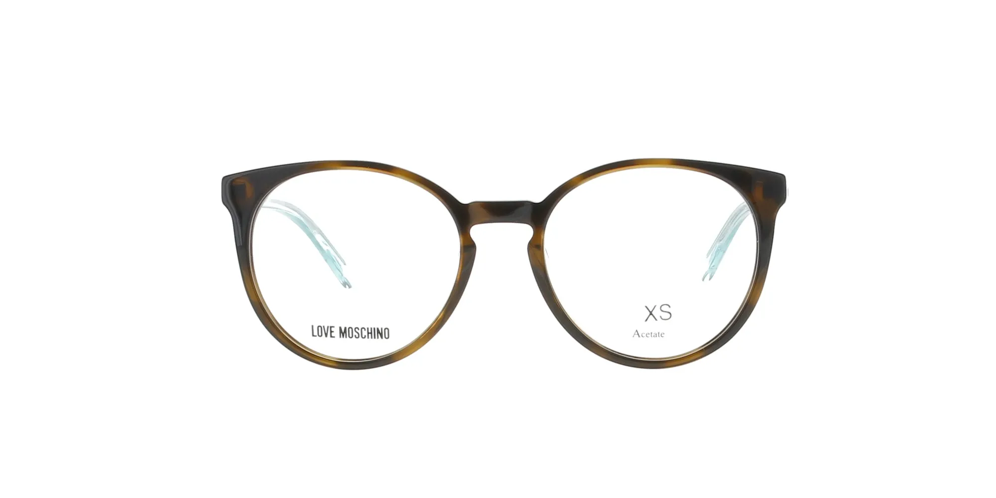 Havana with Green Love Moschino XS frame sold by Fashion Eyewear product image thumbnail 2