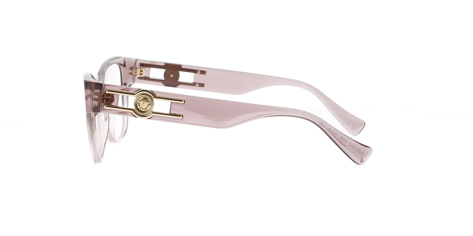 Pink Crystal Versace Frame sold by Fashion Eyewear product image thumbnail 3