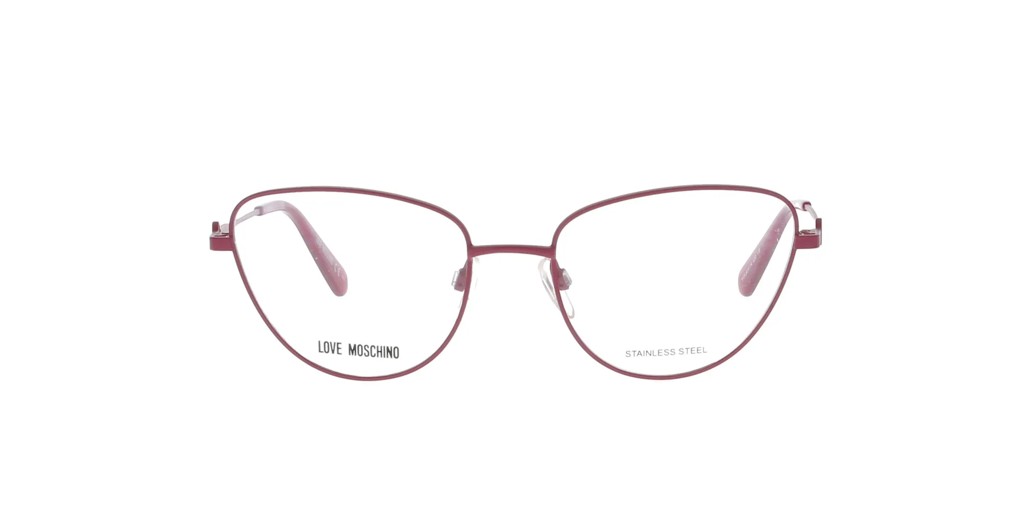 Matte Cherry Love Moschino Frame sold by Fashion Eyewear product image thumbnail 2