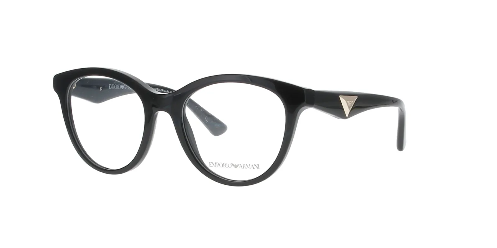 Glossy Black Emporio Armani Frame sold by Fashion Eyewear
