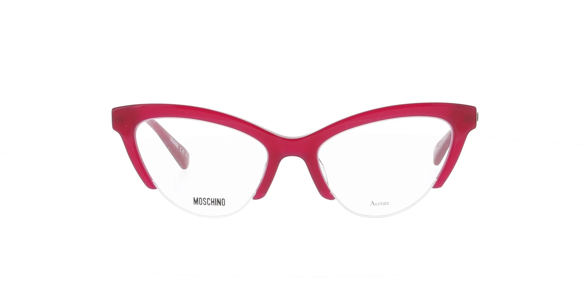 Fuschia Cat Eye Moschino Frame sold by Fashion Eyewear product image thumbnail 2