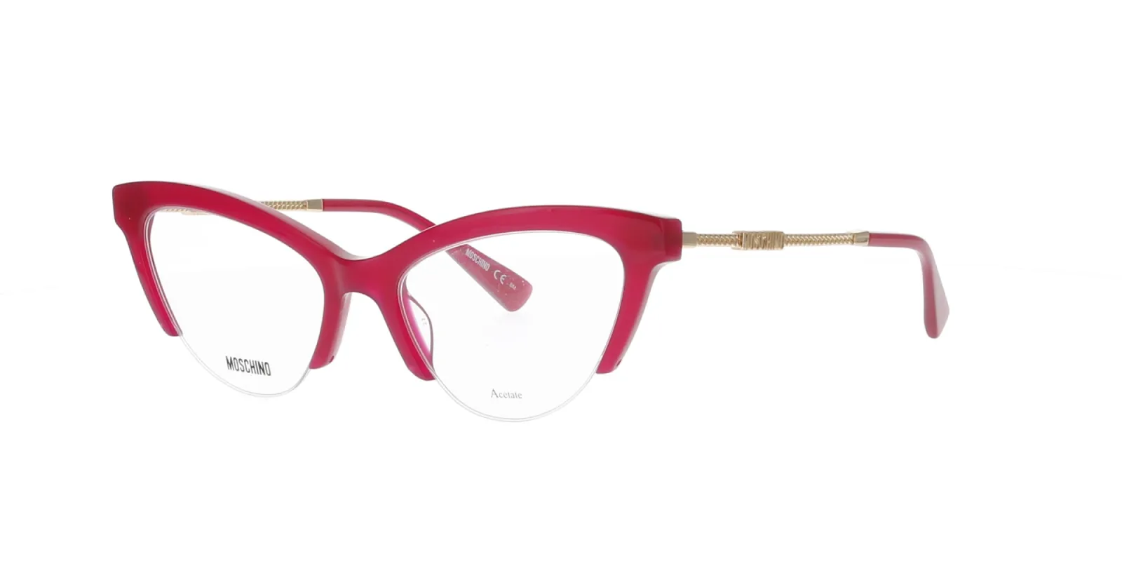 Fuschia Cat Eye Moschino Frame sold by Fashion Eyewear