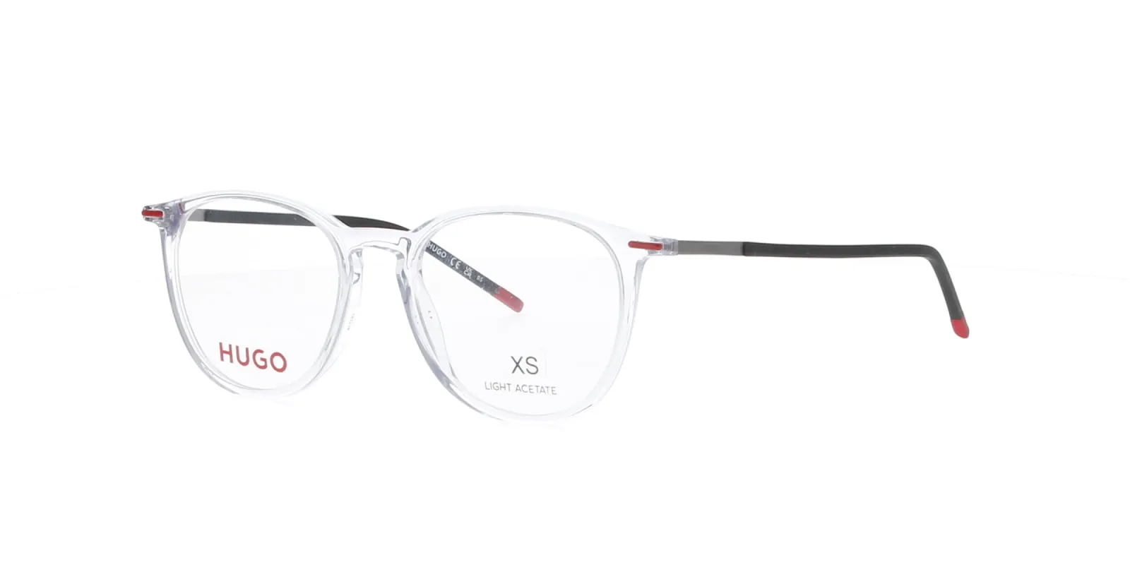 Crystal and Black Hugo Frame sold by Fashion Eyewear