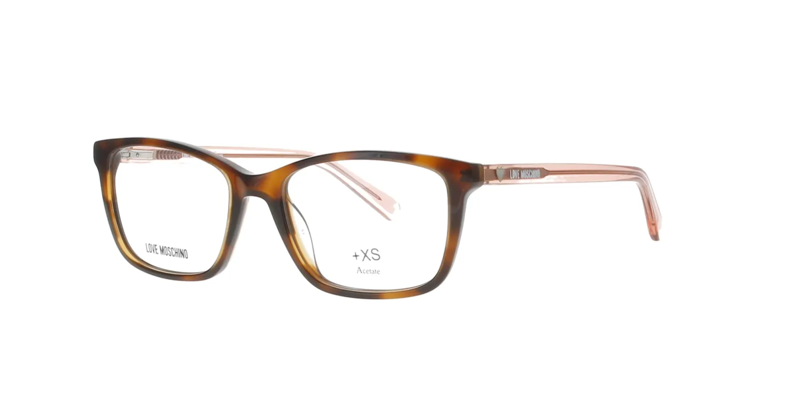 Havana and Pink Love Moschino Frame sold by Fashion Eyewear