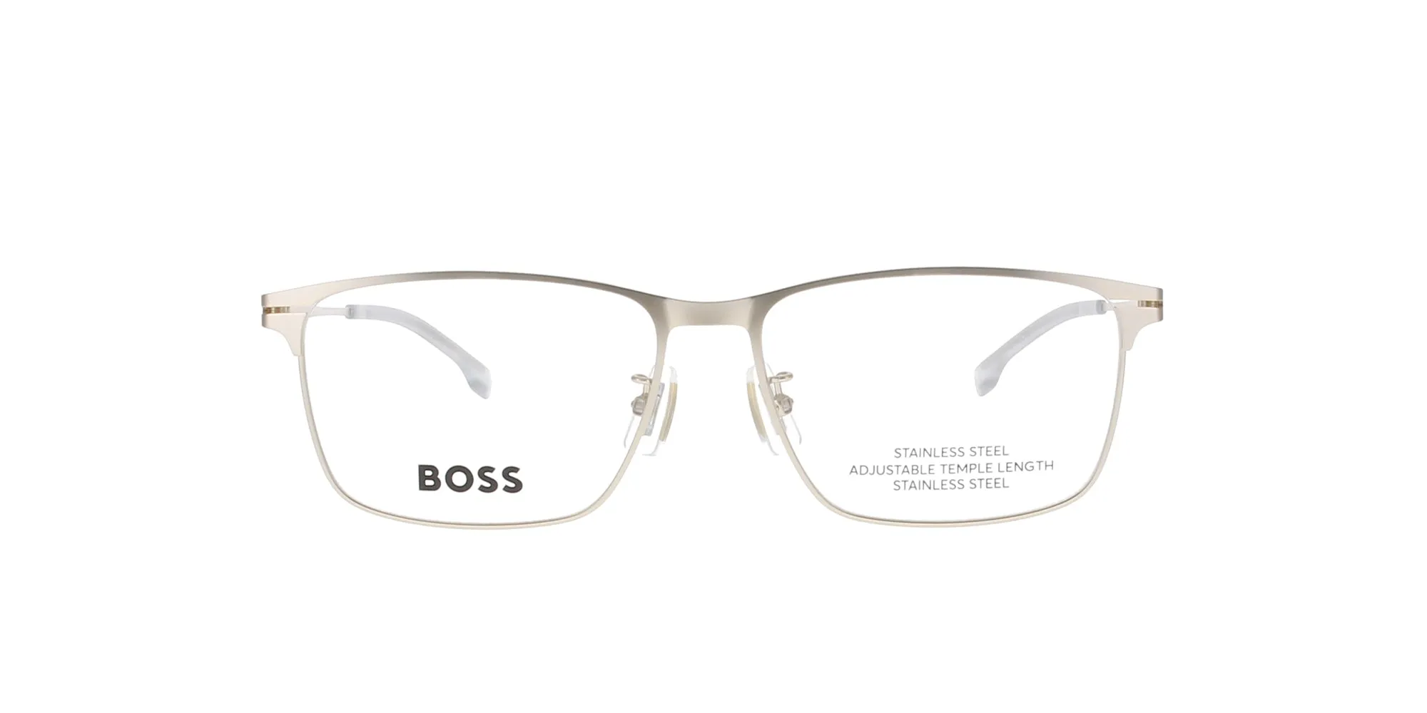 Matte Gold Stainless Steel Boss Frame sold by Fashion Eyewear product image thumbnail 2