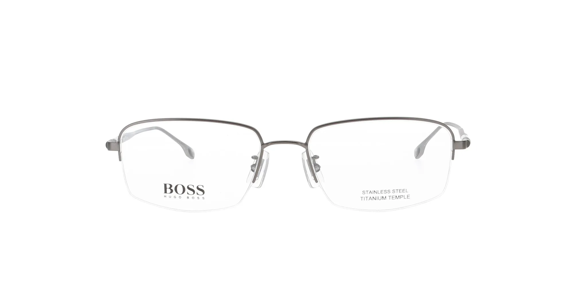 Grey Stainless Steel with Titanium Rimless Boss Frame sold by Fashion Eyewear product image thumbnail 2