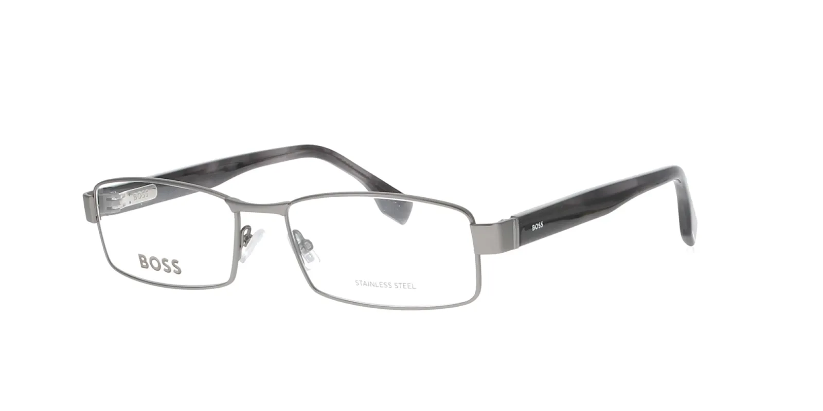 Matte Ruthenium Grey Hugo Boss Frame sold by Fashion Eyewear