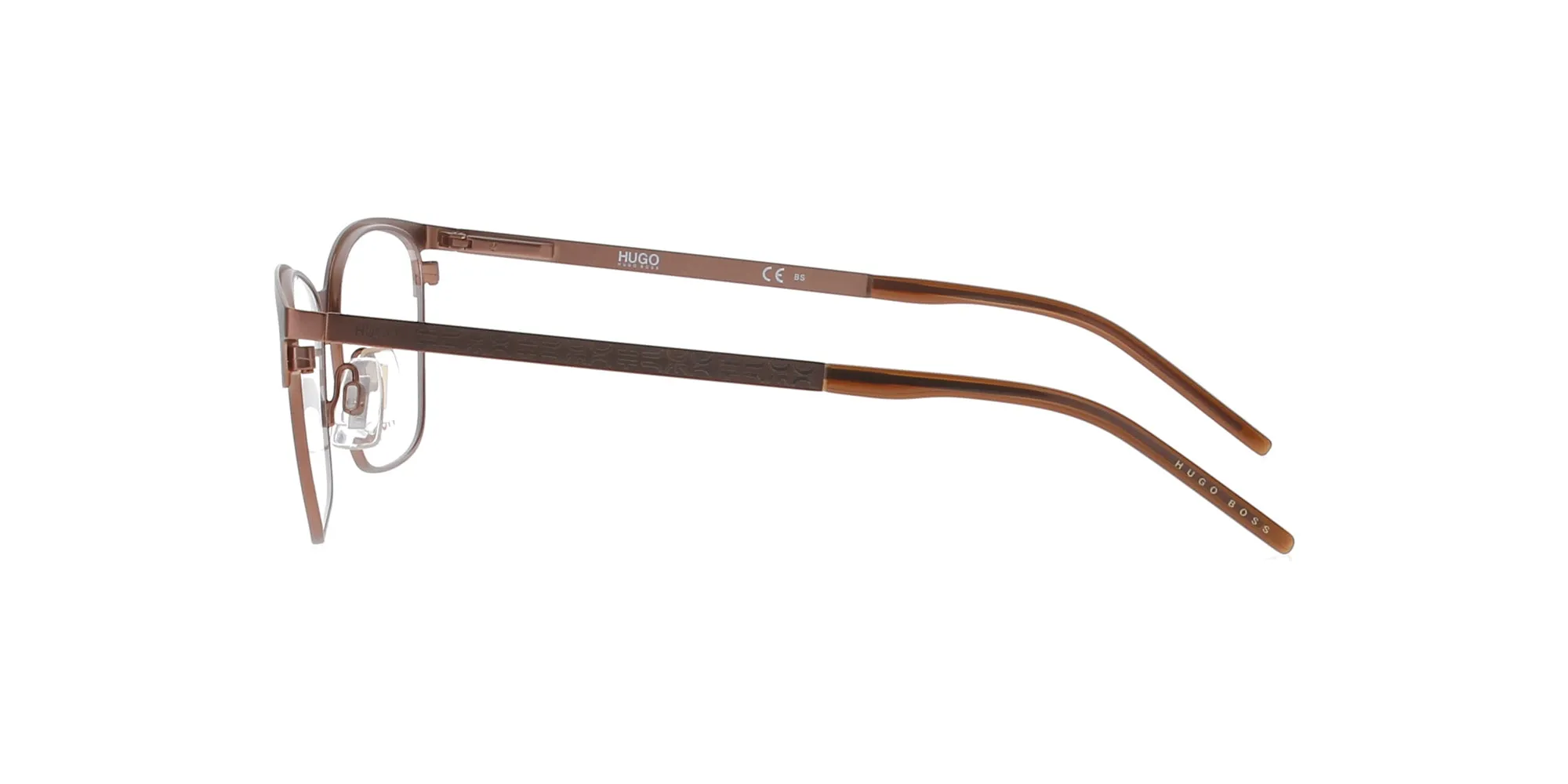Matte Brown Stainless Steel Hugo Boss Frame sold by Fashion Eyewear product image thumbnail 3