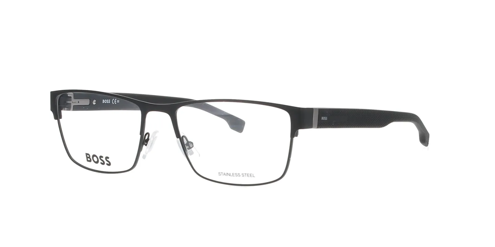 Matte Black Stainless Steel Hugo Boss Frame sold by Fashion Eyewear