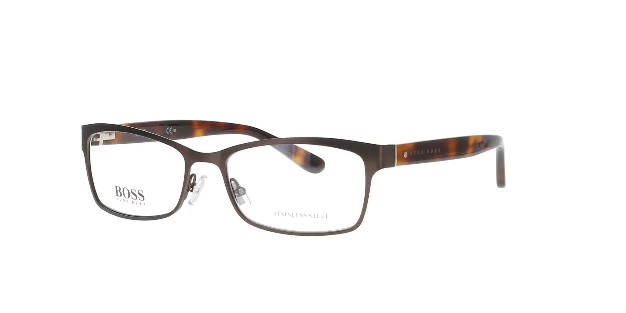 Matte Brown Hugo Boss Frame sold by Fashion Eyewear