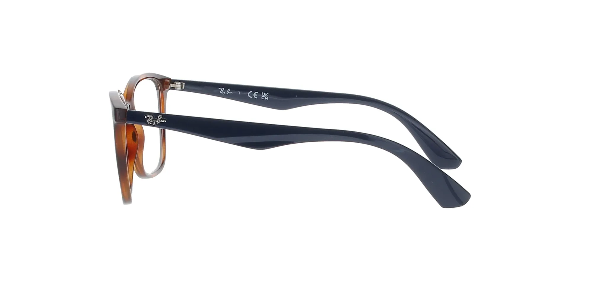 Polished Light Havana with Blue Rayban Frame sold by Fashion Eyewear product image thumbnail 3