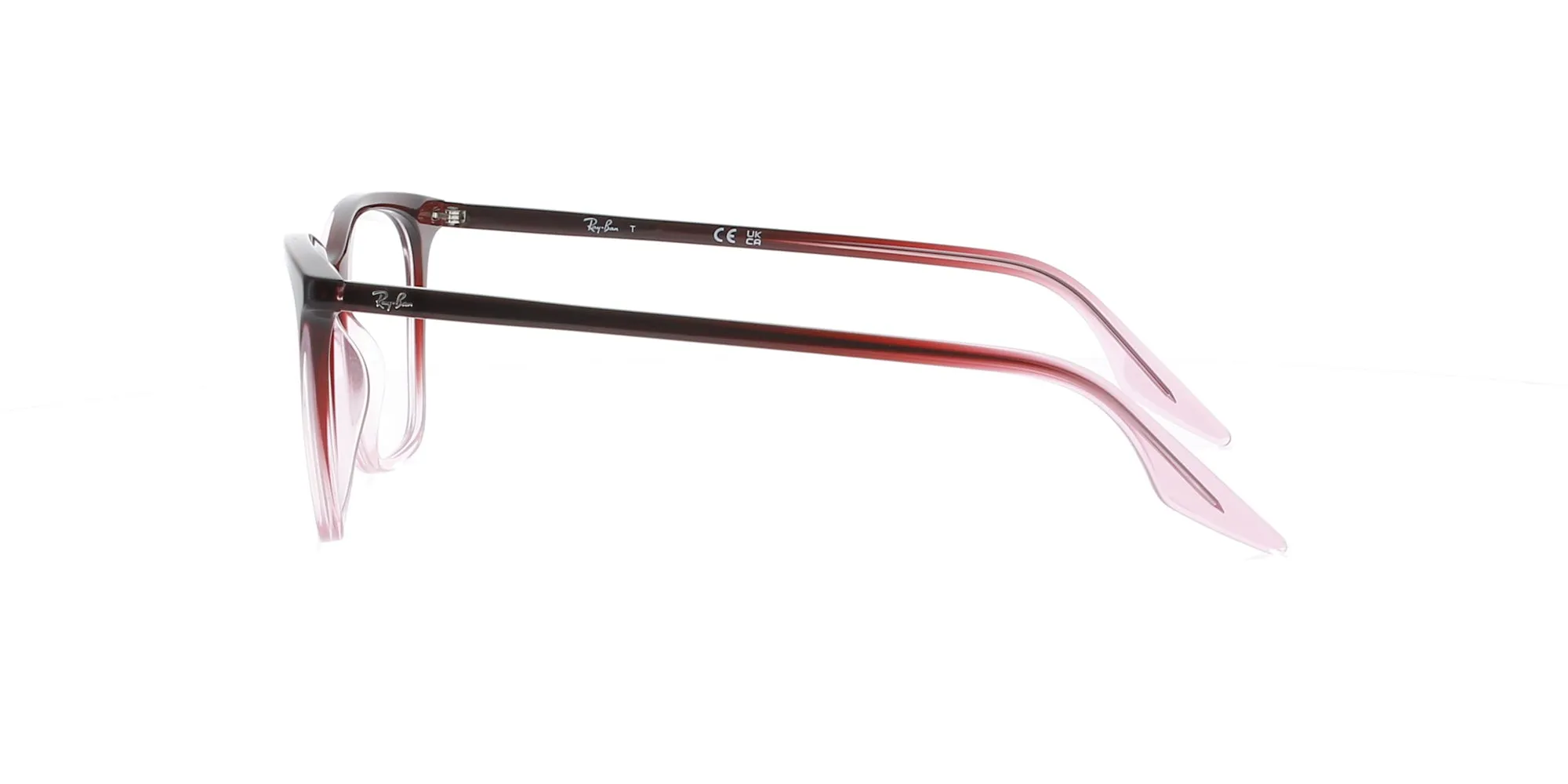 Polished Red and Pink Rayban Frame sold by Fashion Eyewear product image thumbnail 3