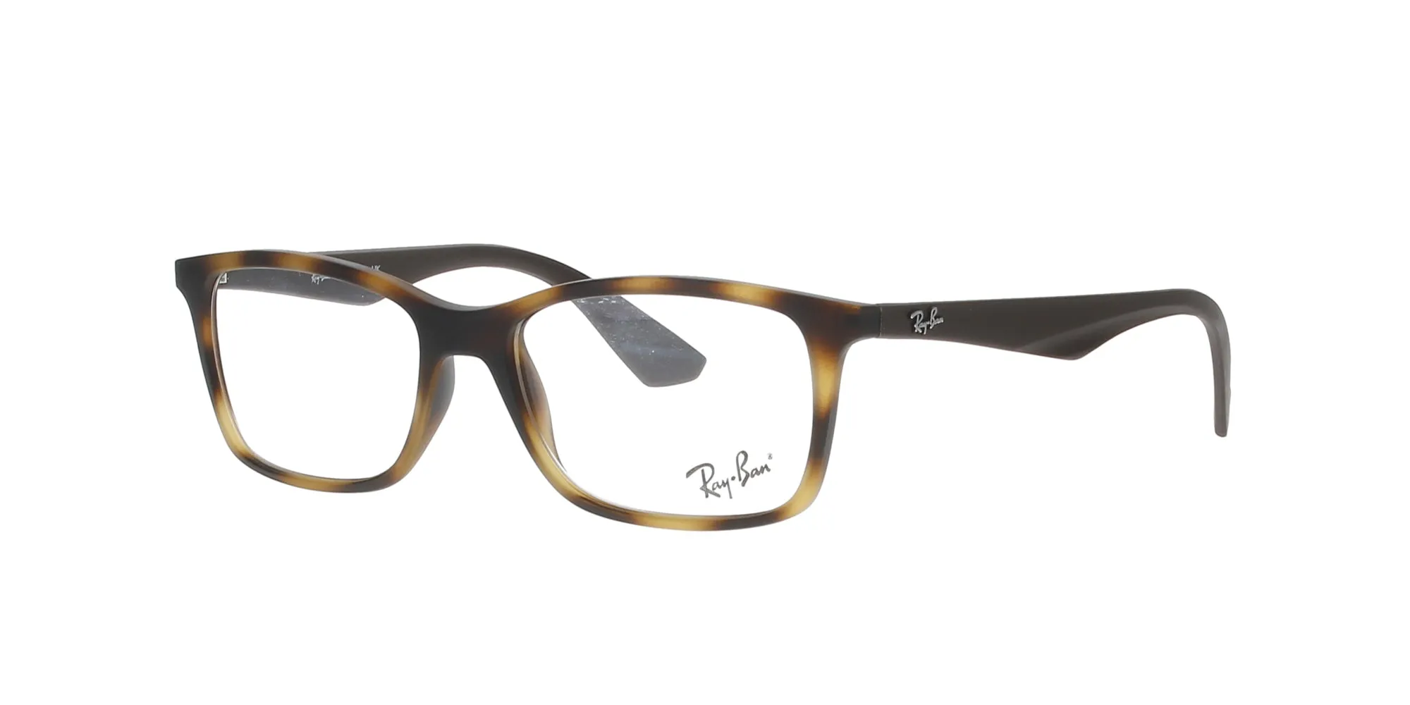 Matte Havana Square Rayban Frame sold by Fashion Eyewear