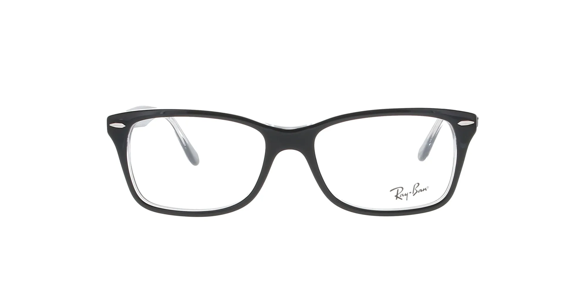 Polished Black on Transparent Rayban Frame sold by Fashion Eyewear product image thumbnail 2