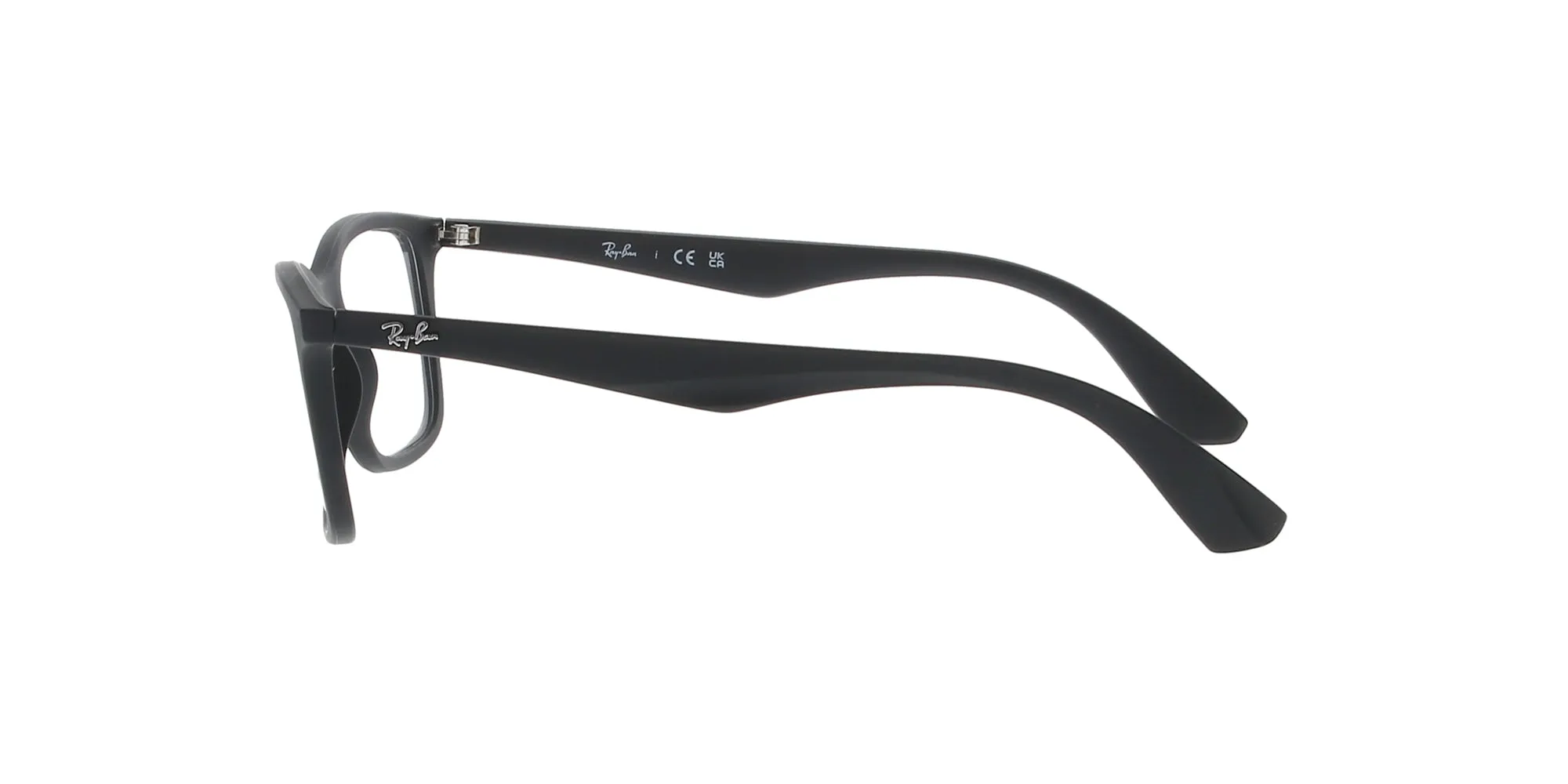 Matte Black Square Rayban Frame sold by Fashion Eyewear product image thumbnail 3
