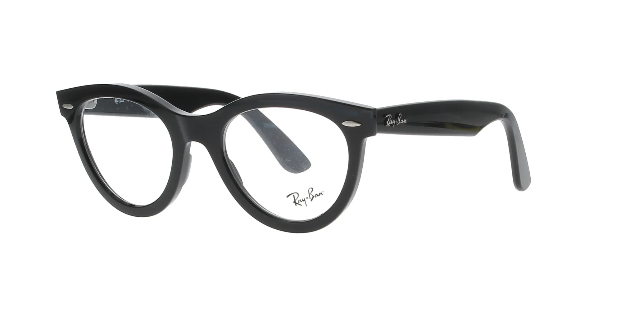 Polished Black Wayfarer Way Rayban Frame sold by Fashion Eyewear