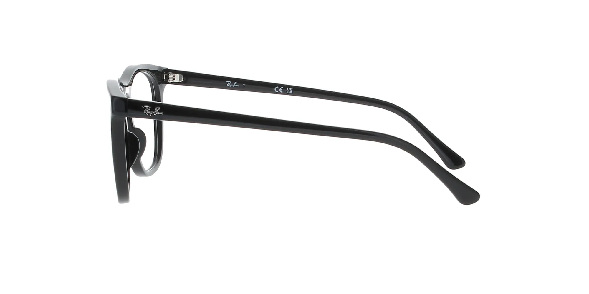 Square Polished Black Rayban Frame sold by Fashion Eyewear product image thumbnail 3