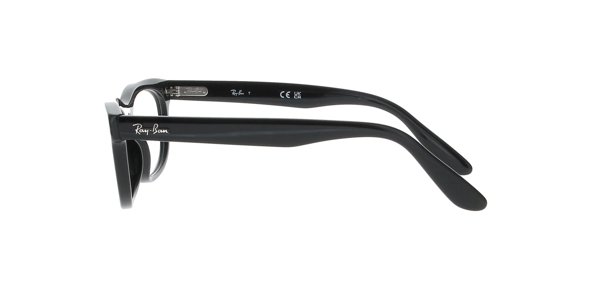 Shiny Black Rayban Balorette Frame sold by Fashion Eyewear product image thumbnail 3