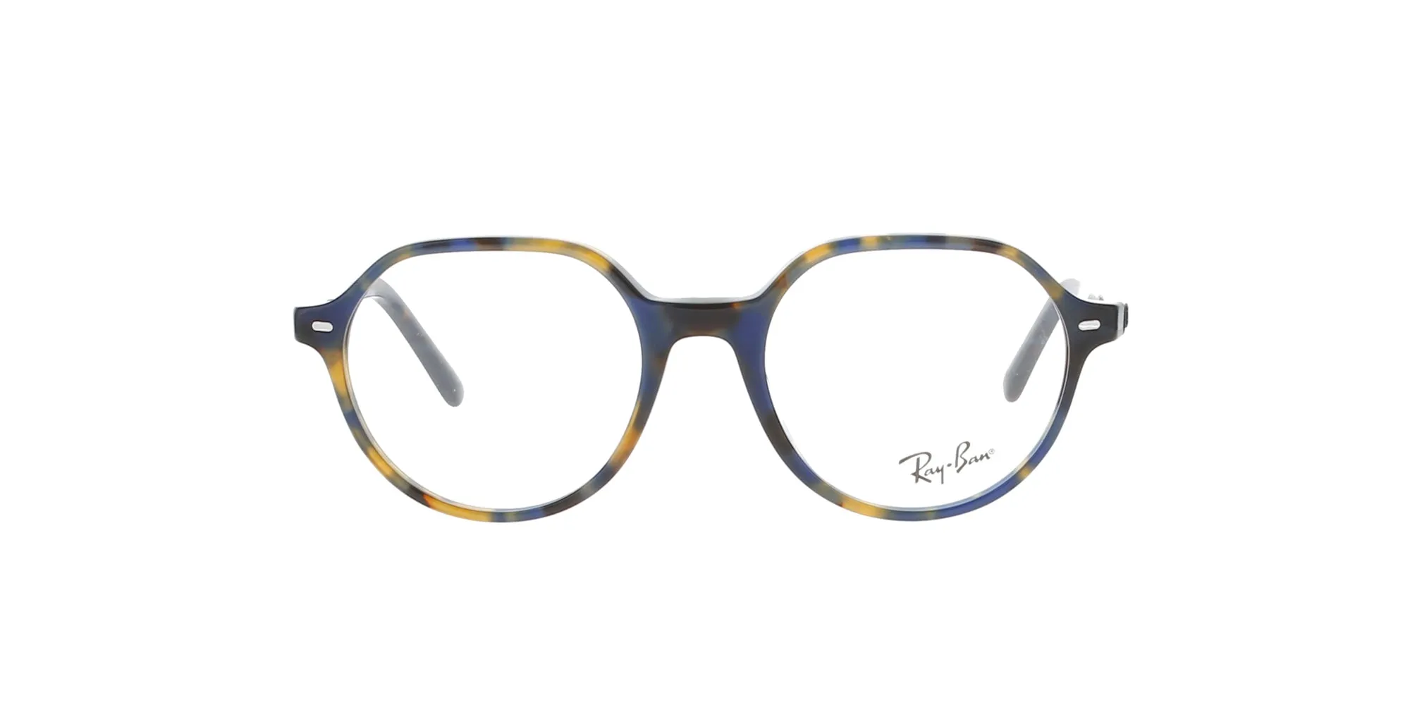 Polished Yellow and Blue Havana Rayban Thalia Frame sold by Fashion Eyewear product image thumbnail 2