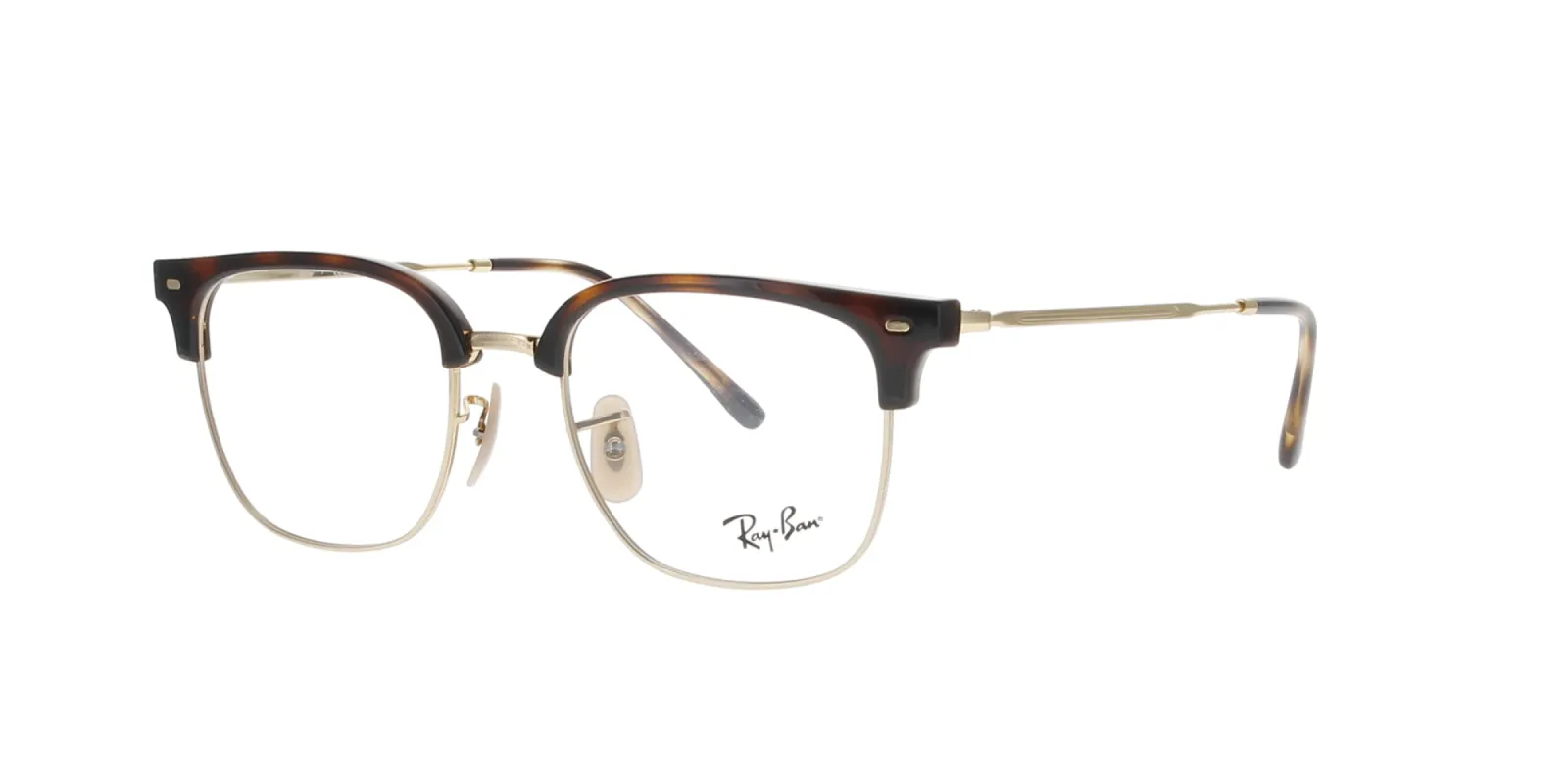 Polished Havana On Gold Rayban New Wayfarer Frame sold by Fashion Eyewear
