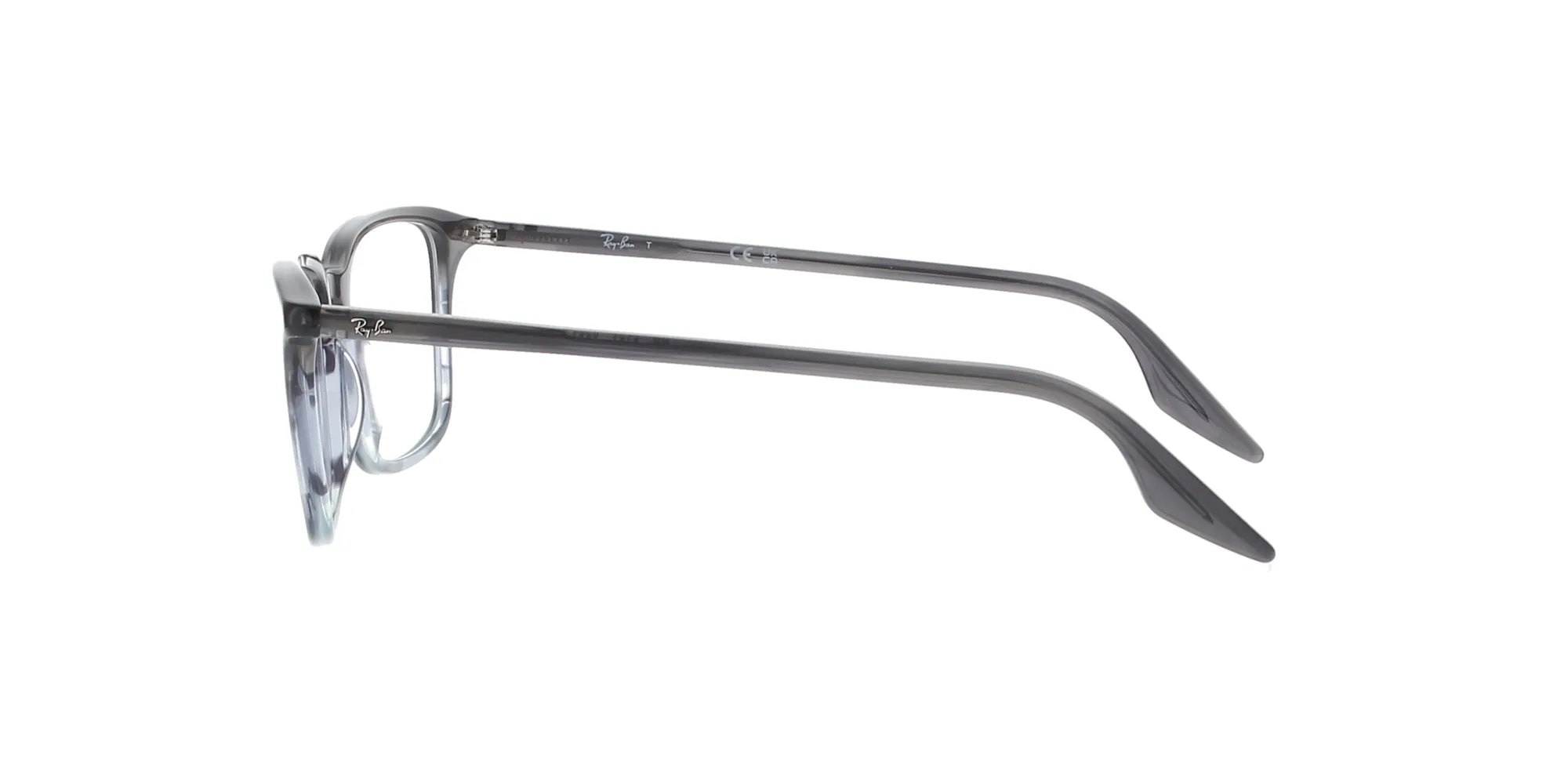 Polished Striped Grey & Blue Rayban Frame sold by Fashion Eyewear product image thumbnail 3
