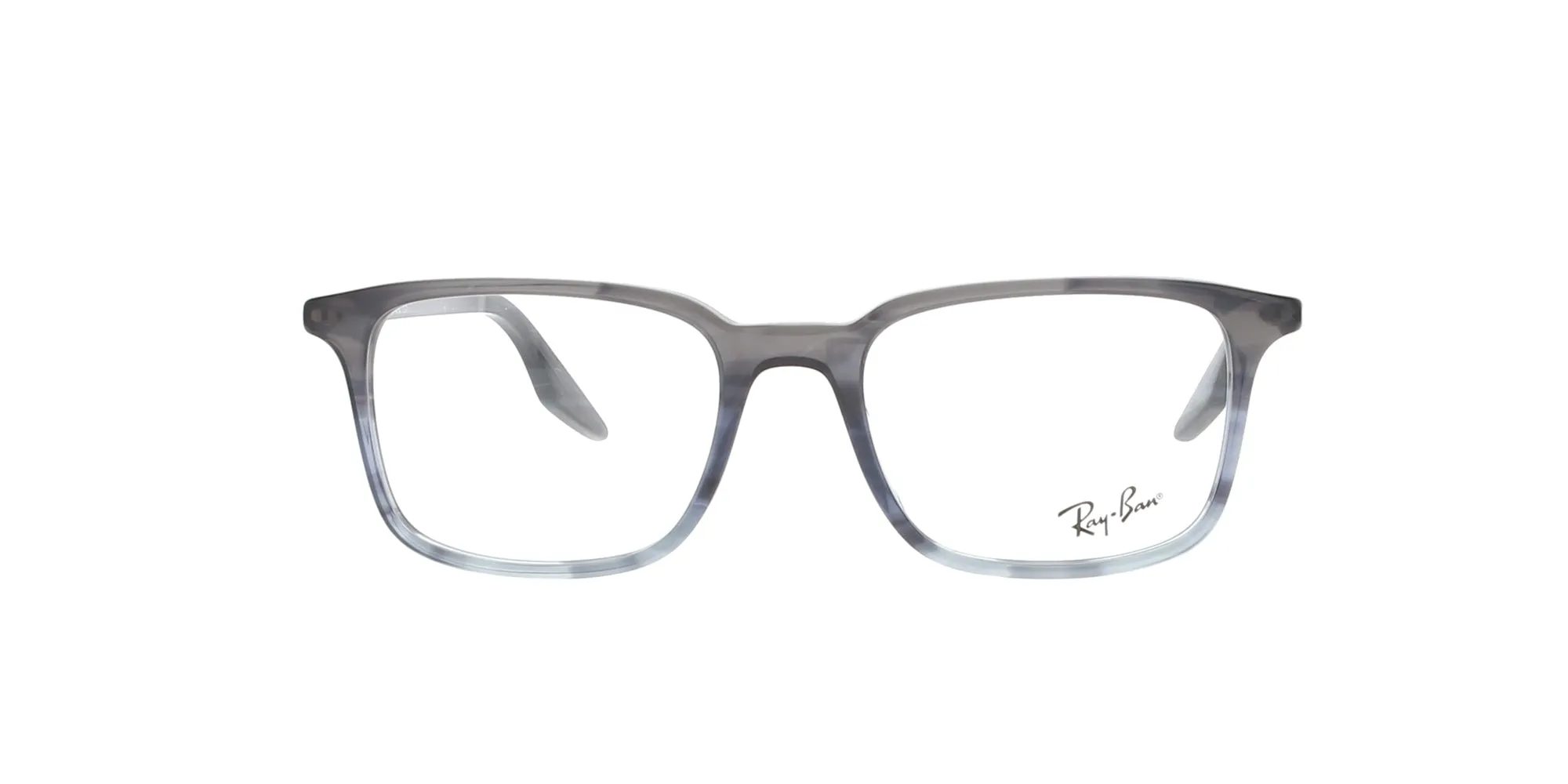 Polished Striped Grey & Blue Rayban Frame sold by Fashion Eyewear product image thumbnail 2