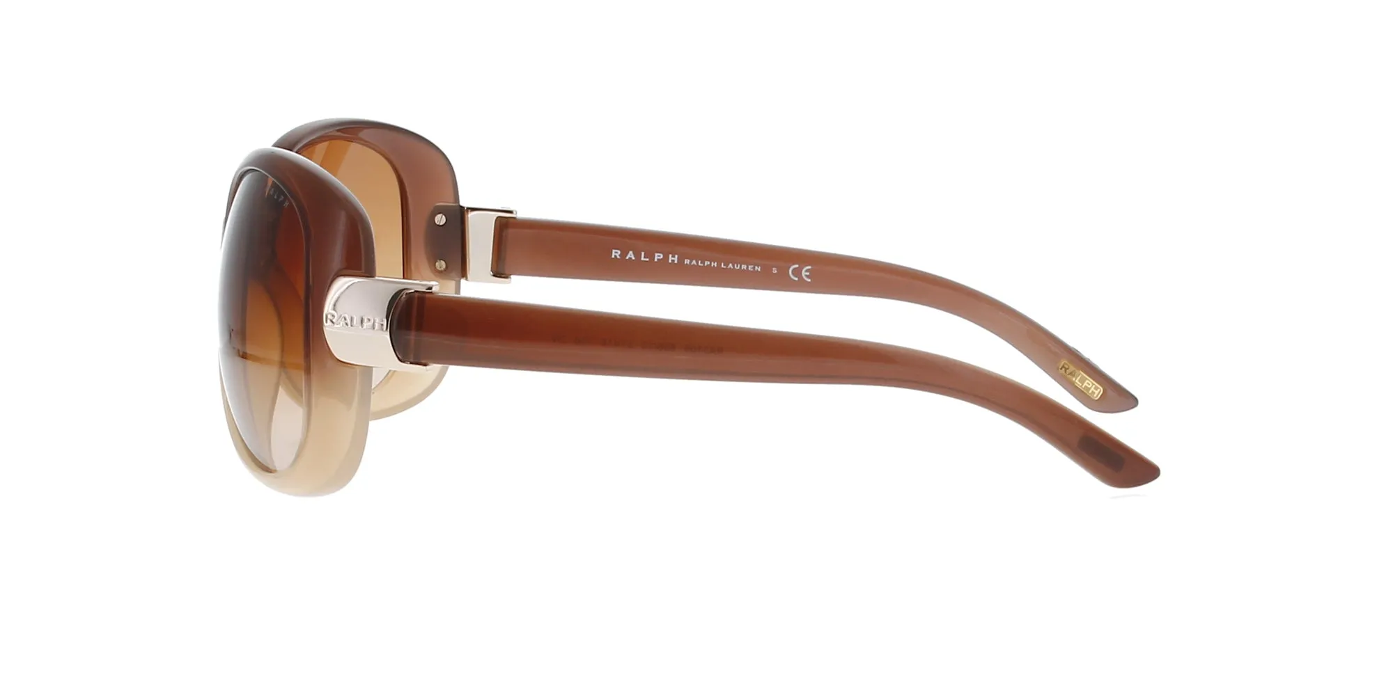 Brown Gradient Wrap Ralph by Ralph Lauren Sunglasses sold by Fashion Eyewear product image thumbnail 3