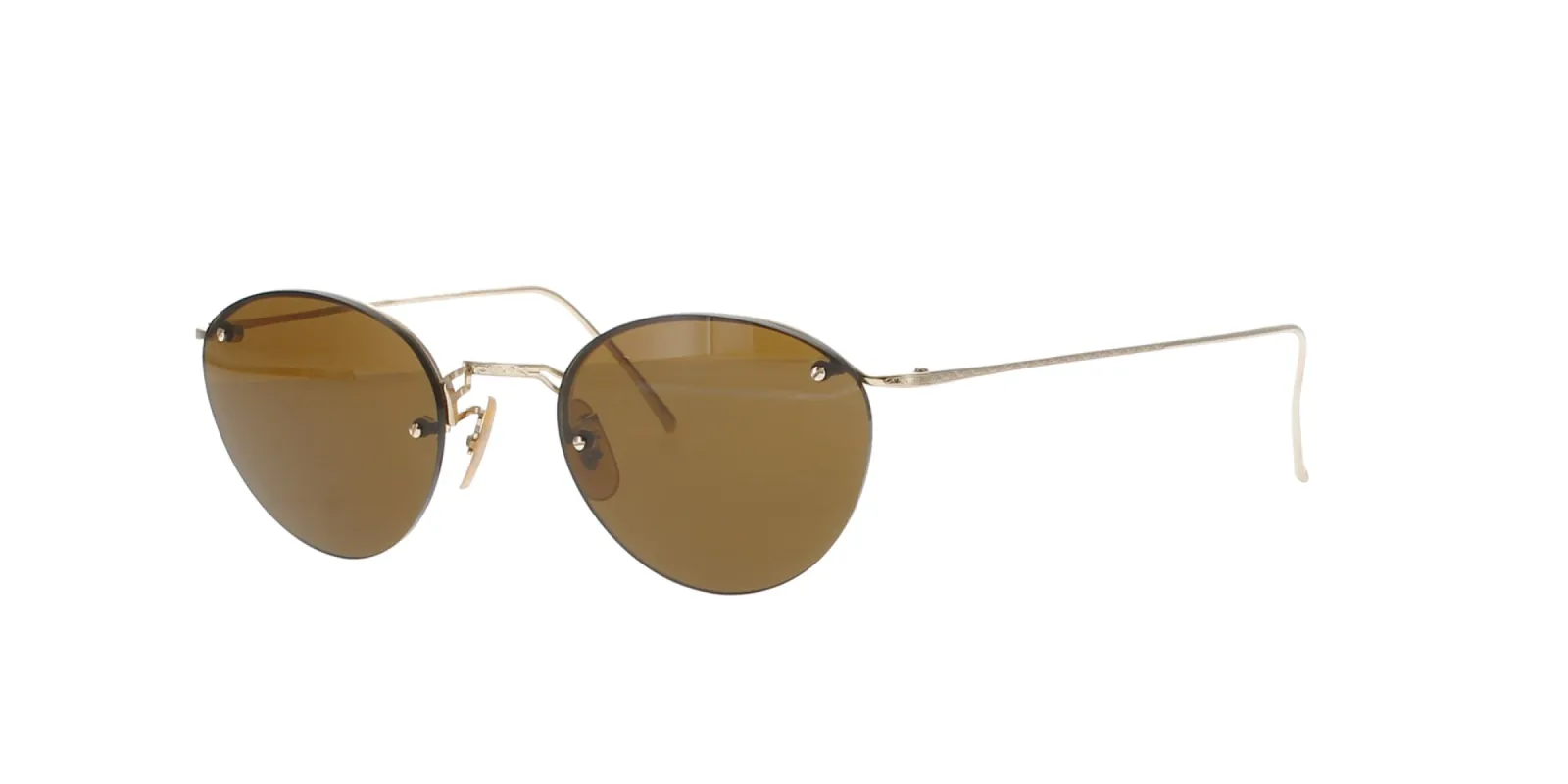 Retro Gold Rimless Titanium Calvin Klein Sunglasses sold by Fashion Eyewear