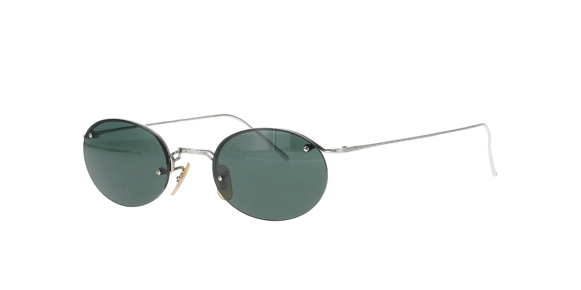 Vintage Silver Rimless Titanium Calvin Klein Sunglasses sold by Fashion Eyewear