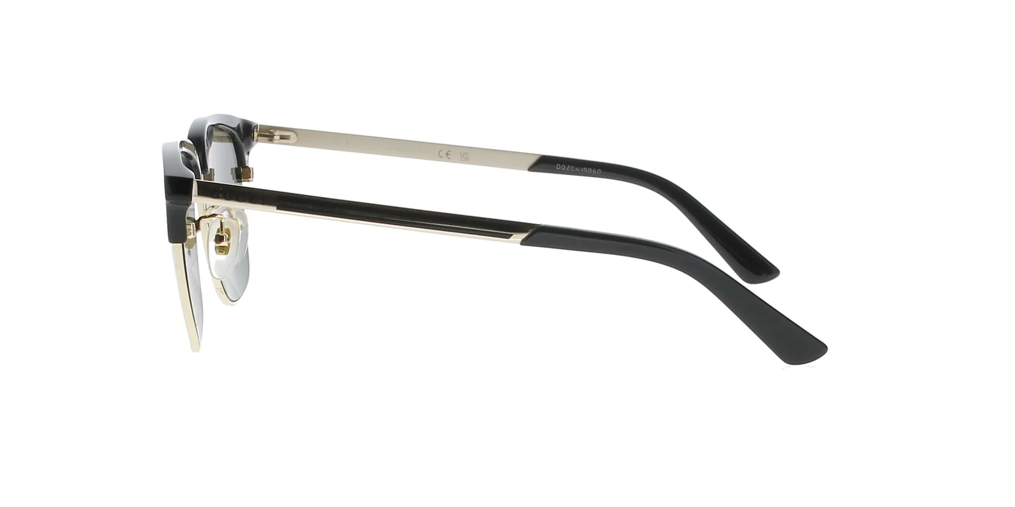 Black and Gold Square Gucci Sunglasses sold by Fashion Eyewear product image thumbnail 3