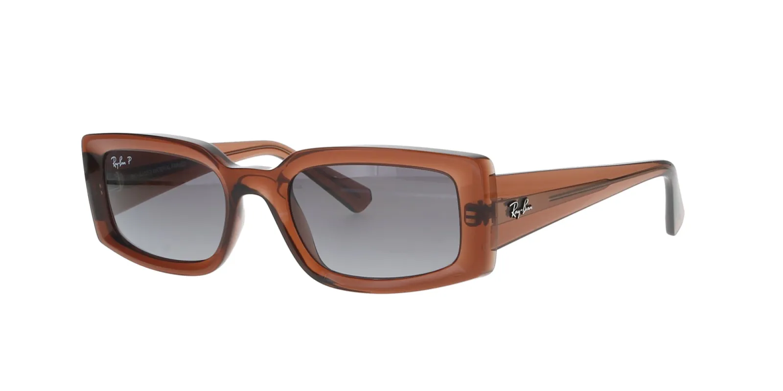 Transparent Brown Polarised Rayban Kiliane Sunglasses sold by Fashion Eyewear