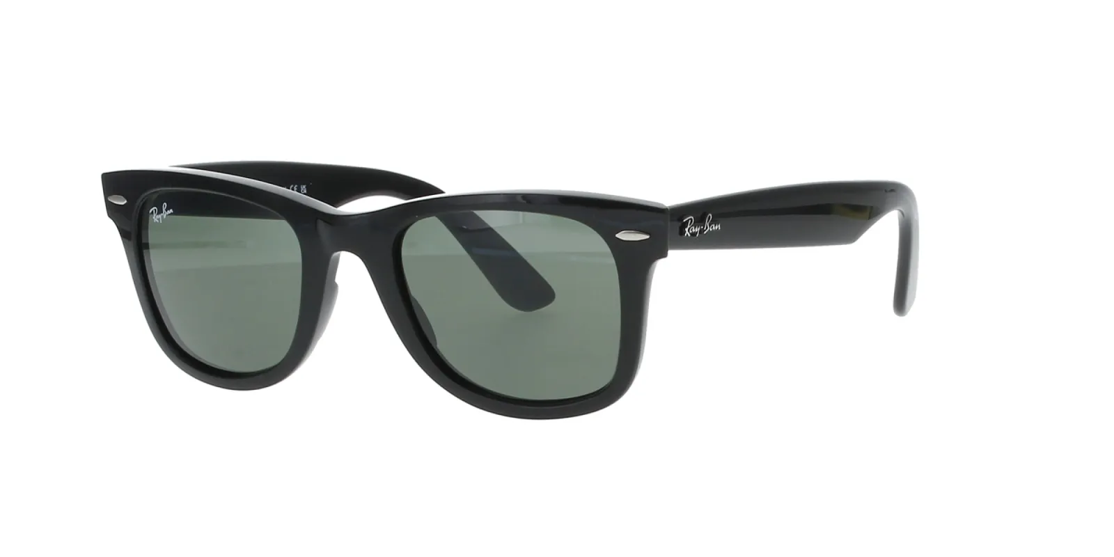 Polished Black Rayban Wayfarer Ease Sunglasses sold by Fashion Eyewear
