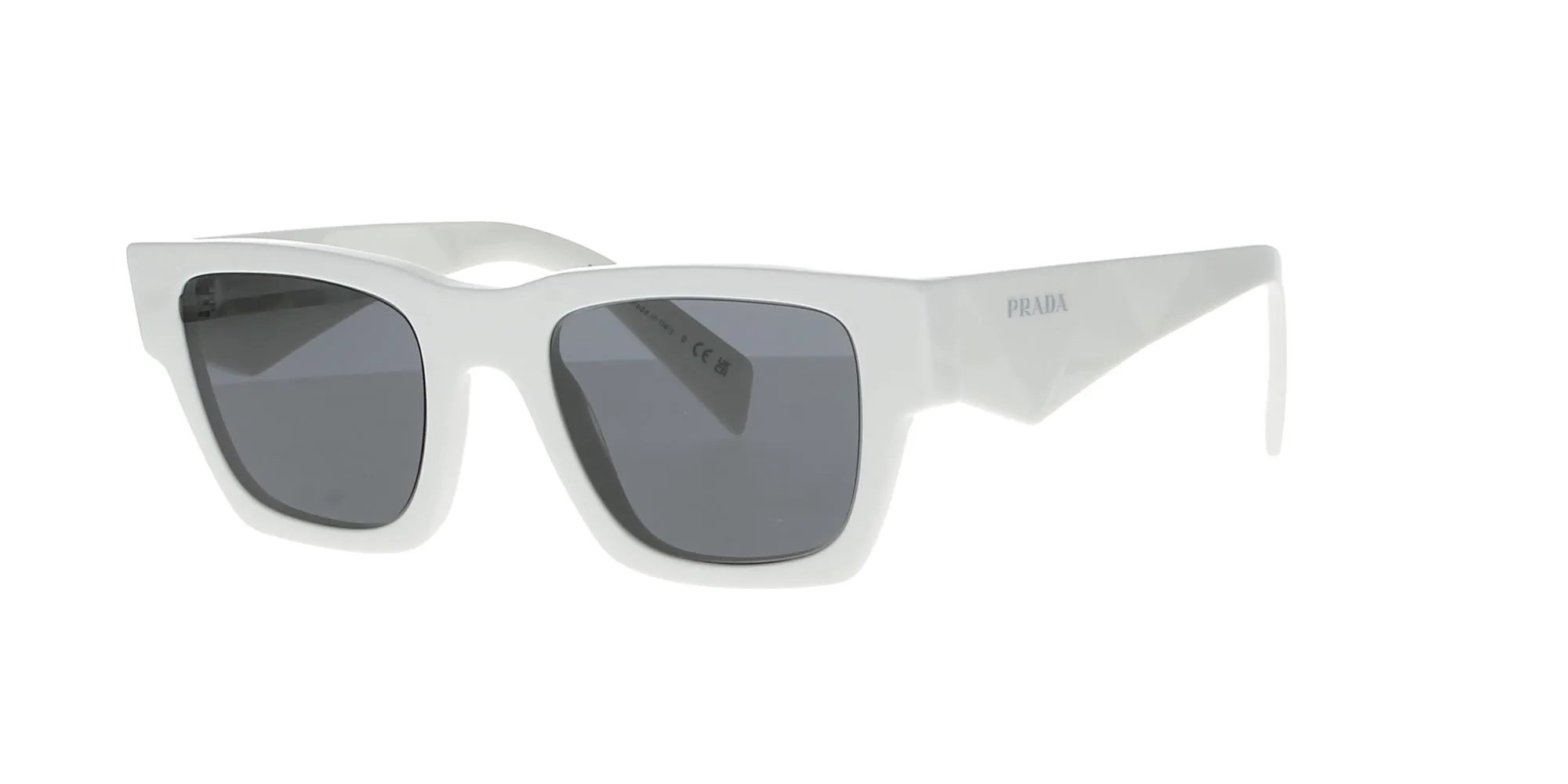 Square Talc Prada Sunglasses sold by Fashion Eyewear